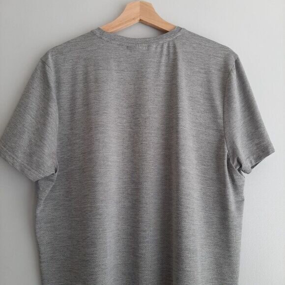 SPYDER Active Sport Crewneck Jersey T-shirt Top Grey Men's Sz L - Picture 7 of 10
